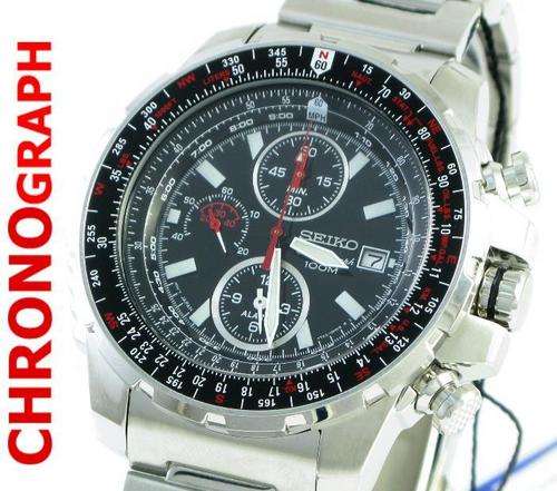 Seiko Men Flight Master Pilot Watch - SNAD05P1